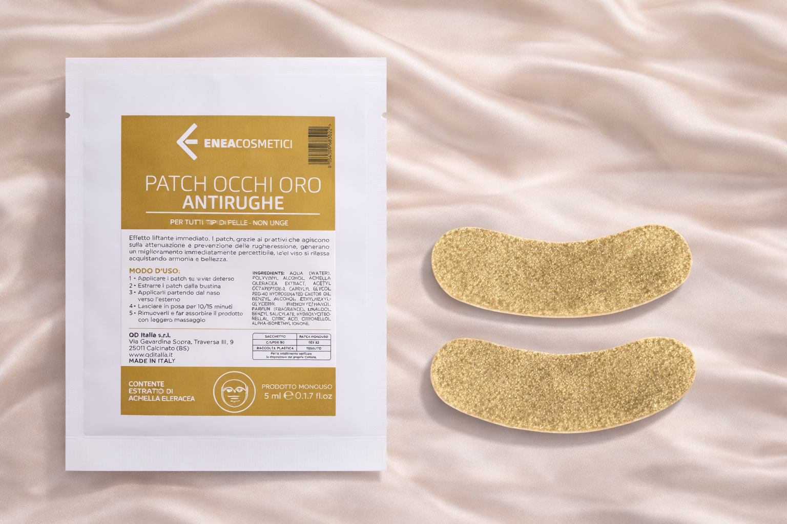 Patch occhi oro antirughe